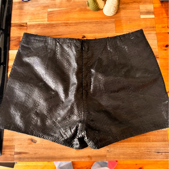 J Brand leather shorts - Picture 2 of 10